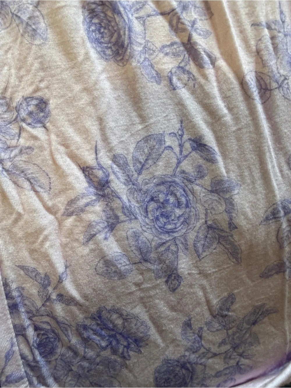 Pink Lily Lavender Floral Wide-Leg Pajama Set